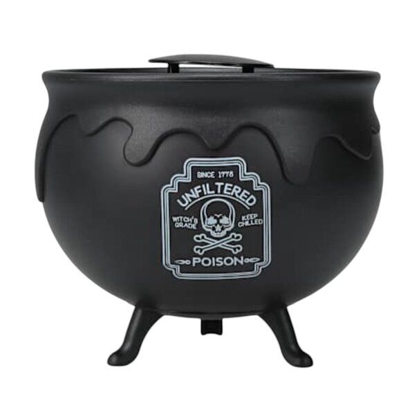 Halloween Mist Cauldron 4.8" | Color Changing LED Spooky Brew Decoration – NEW - Picture 7 of 7